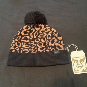 Obey Leopard beanie